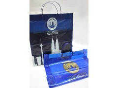 LDPE plastic bag with clip loop handle图2