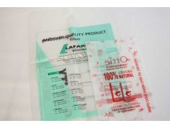 HDPE plastic bag with die cut handle图2