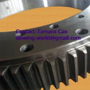 Single-row four-point contact ball slewing bearing