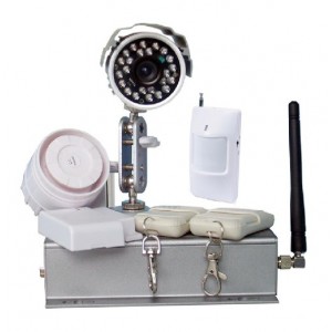 GSM MMS Alarm System with wired camera, WL1023