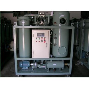 Turbine oil purifier, oil treatment plant