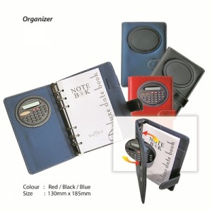 Organizer Notebook with Calculator