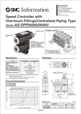 Speed Controller with One-touch
Fittings/Centralized Piping Type
Series AS-DPP00092/00093