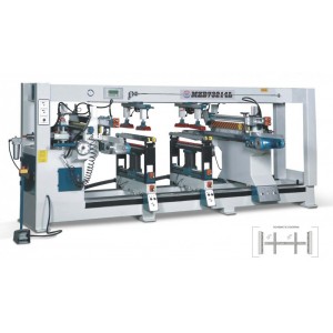 Auto Four Rows Multi-head Boring Machine