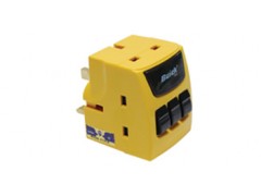 Yellow/Black Trailing Socket & 3way Adaptor图2