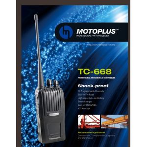 Motoplus Walkie Talkie TC-668 (UHF 440-480 MHZ)