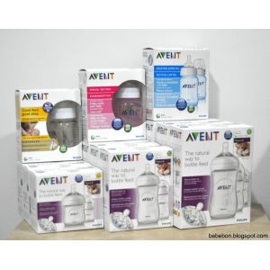 Philips Avent Feeding Bottle 3Pk 4oz - Pink