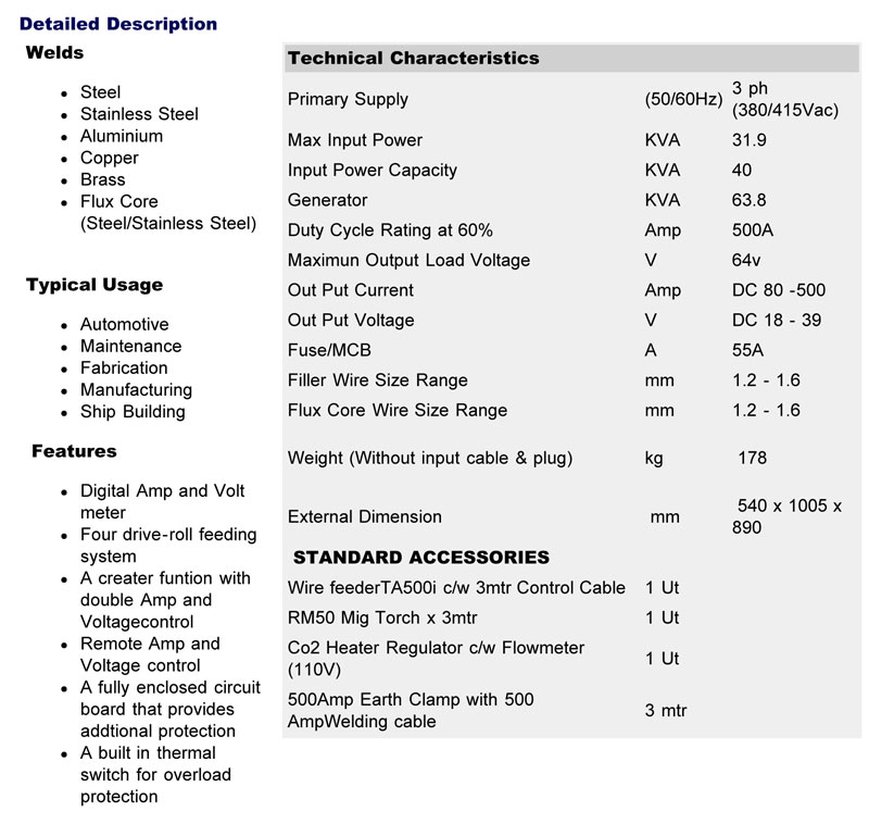 --TA-500i-Thyristor-Mig-Details