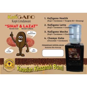 Kopi Gano Menu