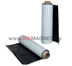 White PVC Rubber Magnet by MKMagnet.my