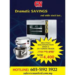 CONVECTION OVEN & KITCHEN MIXER - CN PROMOTION