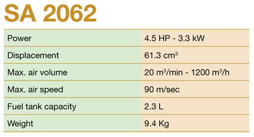 EFCO-back-pack-blower-SA2062btt
