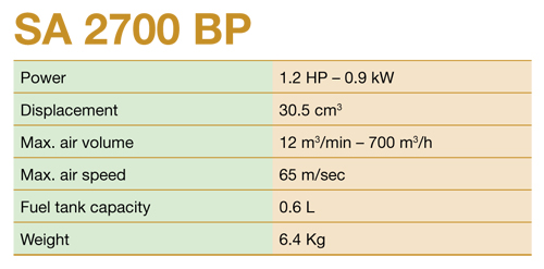 EFCO-back-pack-blower-SA2700BPatt