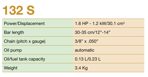 EFCO-chain-saw-132sbtt