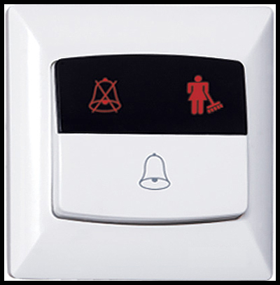 3916 DND-Clean Up Room Door Bell Switch