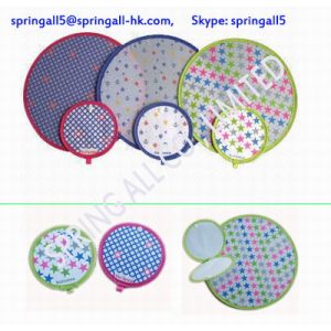 Foldable hand fan, nylon fan