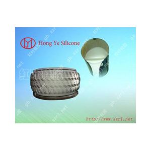 Manufacture of platinum cured silicone rubber for tire mold