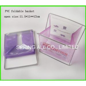 Foldable pvc basket, Office stationery case