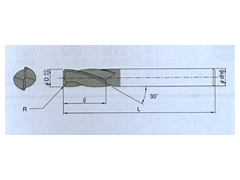 "OK Coating"(TiAlN-based coating) R-endmill (2 flutes)ͼ2