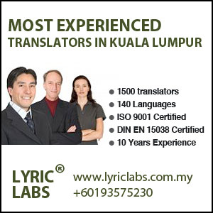 Most of the companies in Malaysia Use Lyric Labs for Translation Services.