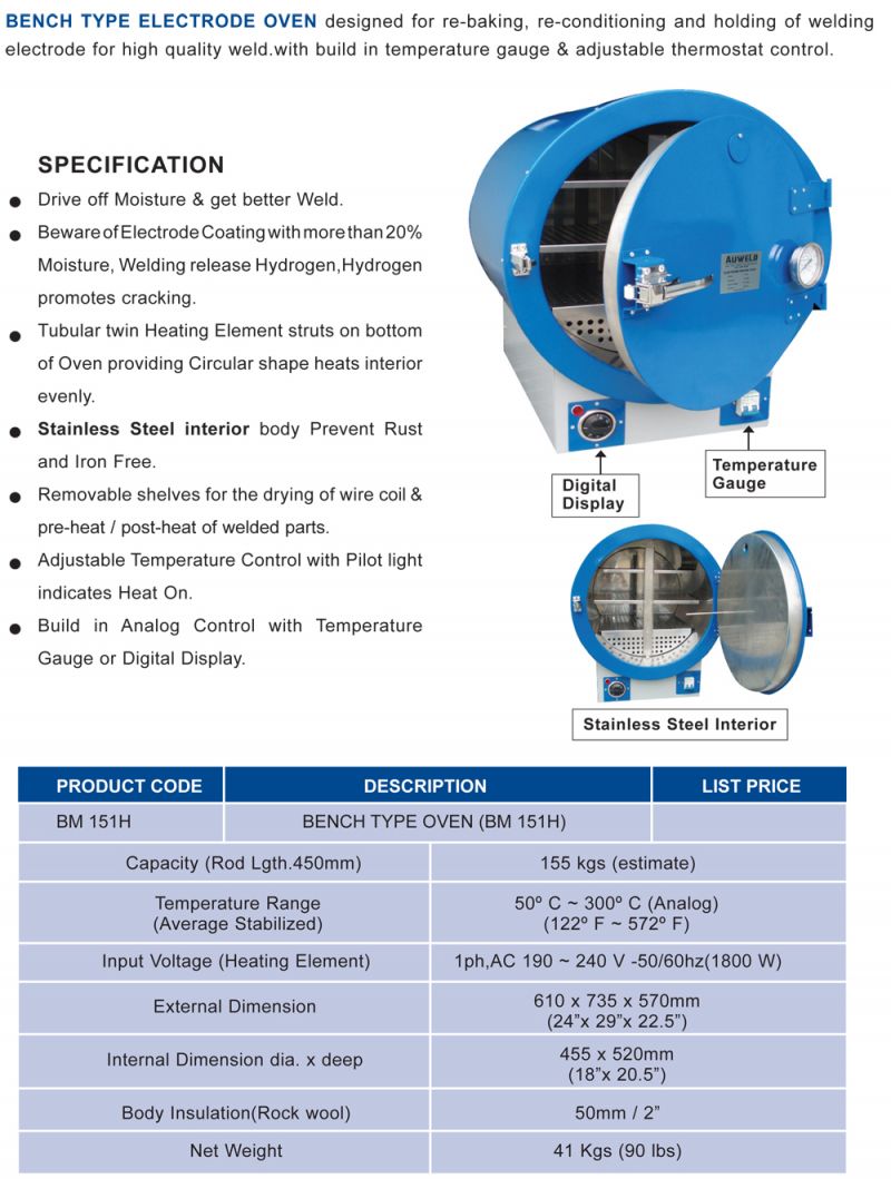 Bench Type Electrode Oven&1 dt