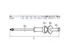Slide hammer puller attachment set(5 pcs)图3