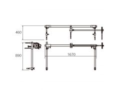 Engine hanger for shock absorbing body图3