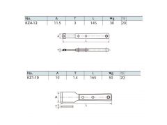Ceramic and stainless scraper set (2 pcs.)图3