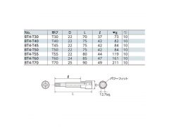 12.7sq T type TORX bit socket set (7 pcs.)图3