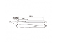 Soft-tip tweezers P-610-G图2