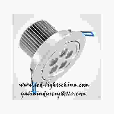 adjustable 5W LED ceiling spotlight, high power LED downlight, high lumens lighting fixture, lamp