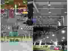 LED high bay light, industrial warehouse hang lighting, mining project lights, commercial lamp图3