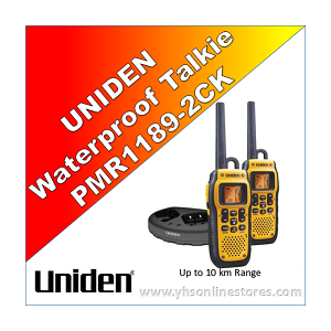 Uniden Waterproof 2-way radios PMR1189-2CK (YHSOnlineStores)