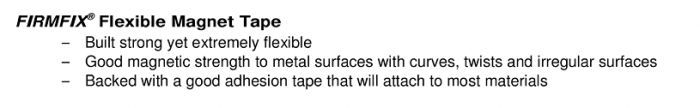 flexible magnet tape
