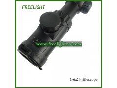 1-6x24 Riflescope with red dot Illuminated Reticle hunting scope图2