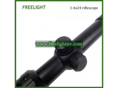 1-6x24 Riflescope with red dot Illuminated Reticle hunting scope图3