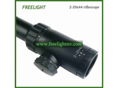 2-20x44 Compact shooting Riflescope, Illuminated Red/Green Reticle Mil dot scope图2
