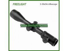 3-30x56mm crosshair etched reticle Matte Rifle Scope long range Riflescope图3
