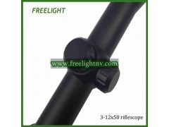 3-12x50mm military zoom rifle scope, Matte Finish mil dot riflescopesͼ3