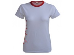 Woman Collarless T-Shirt | 女装无领T恤 | Wanita Collarless T-Shirt图3