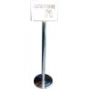 Stainless Steel Sign Stand