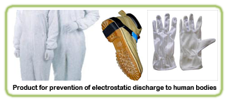 Plastic Product for prevention of electrostatic discharge to human bodies