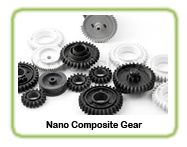 Plastic nano composite gear