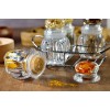 cake plate, snack bowl, spice rack