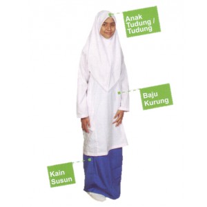 School Uniform-Girls | Kain Susun | Anak Tudung/ Tudung | Baju Kurung