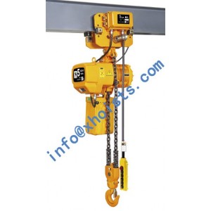 Electric chain hoist with electric trolley