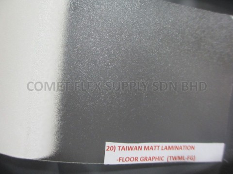 Matt Lamination - Floor Graphic - Taiwan (±0.2mm)图2
