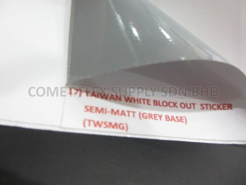 White Block Out Sticker Semi-Matt (Grey Base) (±0.12mm)图2