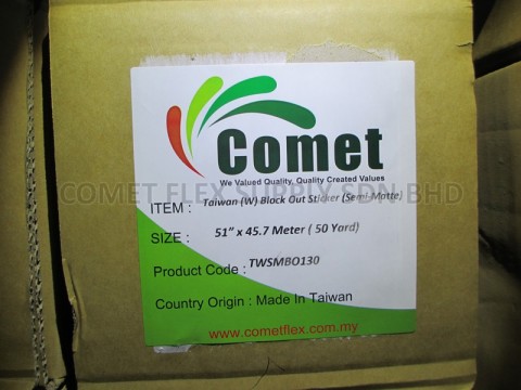 White Block Out Sticker Semi-Matt (Single PE) (±0.12mm)图2