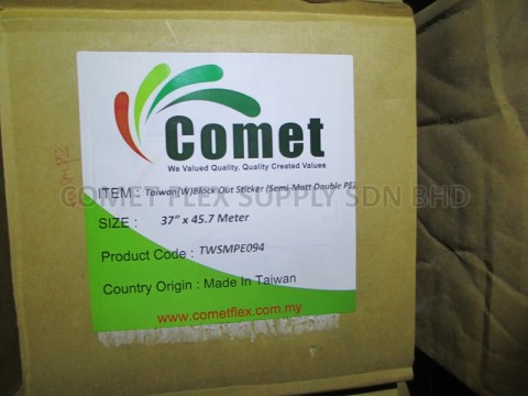 White Block Out Sticker Semi-Matt (Double PE) (±0.12mm)图3